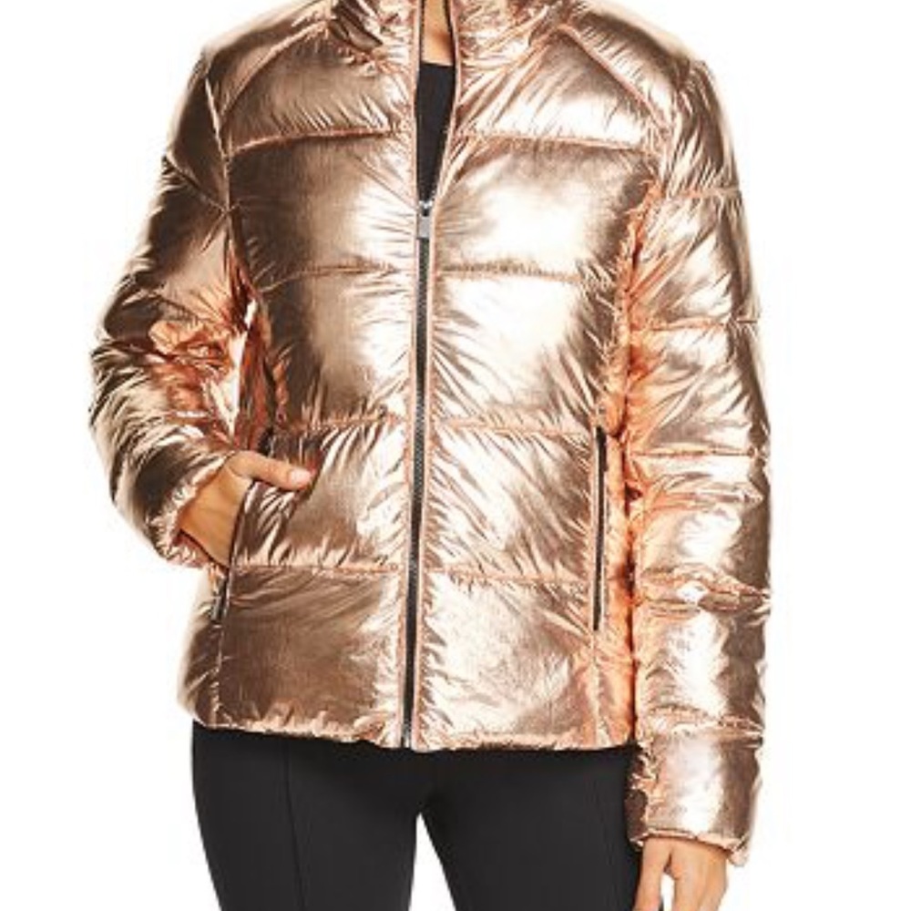 Marc New York Metallic Puffer Jacket